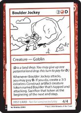 (324)■エンブレムなし■《Boulder Jockey(Play Test Card)》[Mystery Booster Playtest Cards] 赤C