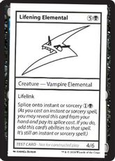 (311)■エンブレムなし■《Lifening Elemental(Play Test Card)》[Mystery Booster Playtest Cards] 黒C