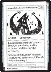 (273)■エンブレムなし■《Avacyn's Collar, the Symbol of Her Church(Play Test Card)》[Mystery Booster Playtest Cards] 白C