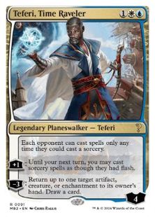 091)《時を解す者、テフェリー/Teferi, Time Raveler》[MB2] 金R 