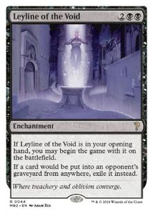 044)《虚空の力線/Leyline of the Void》[MB2] 黒R | 日本最大級 MTG 