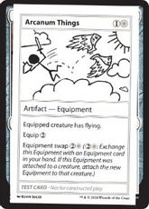 (272)■エンブレムなし■《Arcanum Things(Play Test Card)》[Mystery Booster Playtest Cards] 白C