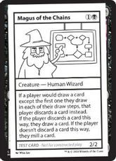 (313)■エンブレムなし■《Magus of the Chains(Play Test Card)》[Mystery Booster Playtest Cards] 黒C