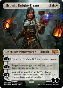 【Foil】《遍歴の騎士、エルズペス/Elspeth, Knight-Errant》(MED-GRN)[Mythic Edition] 白R
