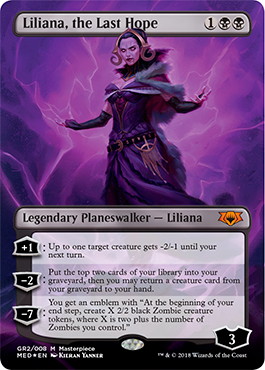 【Foil】《最後の望み、リリアナ/Liliana, the Last Hope》(MED-GRN)[Mythic Edition] 黒R