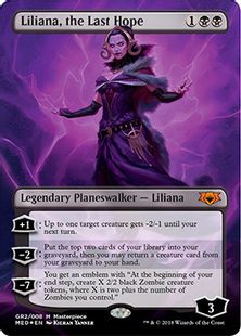 Foil 最後の望み リリアナ Liliana The Last Hope Med Grn 黒 日本最大級 Mtg通販サイト 晴れる屋