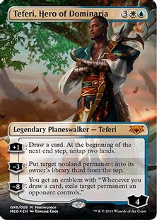 Foil】《ドミナリアの英雄、テフェリー/Teferi, Hero of Dominaria 