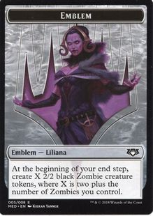 (005)《紋章(最後の望み、リリアナ)/Emblem Liliana, the Last Hope Token》[MED-GRN] 紋章