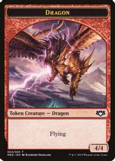 (002)《ドラゴントークン/Dragon Token》[MED-WAR] 赤