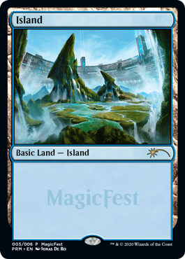 【Foil】《島/Island》(2020年版)[MagicFest] 土地
