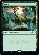 【Foil】《森/Forest》(2020年版)[MagicFest] 土地