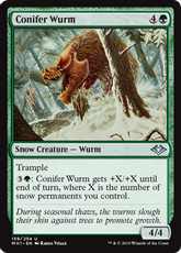 【Foil】(159)《針葉樹ワーム/Conifer Wurm》[MH1] 緑U