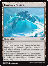 【Foil】(240)《霜歩き砦/Frostwalk Bastion》[MH1] 土地U