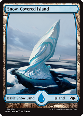 《冠雪の島/Snow-Covered Island》[MH1] 土地