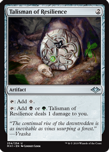 (234)《反発のタリスマン/Talisman of Resilience》[MH1] 茶U
