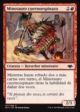 (147)《多角ミノタウルス/Spinehorn Minotaur》[MH1] 赤C