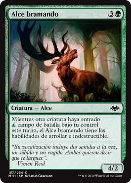 (157)《吼える大鹿/Bellowing Elk》[MH1] 緑C