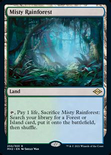 (250)《霧深い雨林/Misty Rainforest》[MH2] 土地R