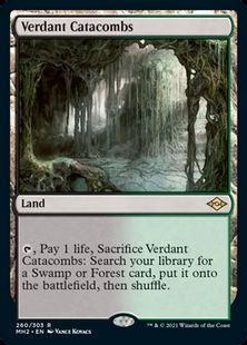 (260)《新緑の地下墓地/Verdant Catacombs》[MH2] 土地R