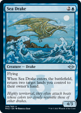 (268)《海のドレイク/Sea Drake》[MH2] 青U