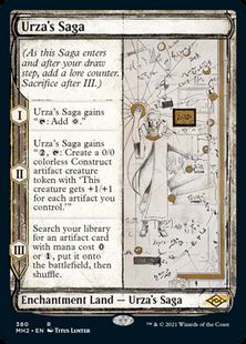(380)■スケッチ■《ウルザの物語/Urza's Saga》[MH2-BF] 土地R