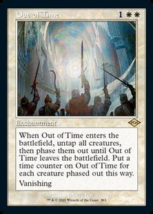 (383)■旧枠■《時空からの退去/Out of Time》[MH2-BF] 白R