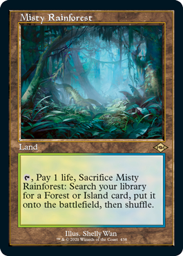 Foil】《霧深い雨林/Misty Rainforest》[ZEN] 土地R | 日本最大級 MTG