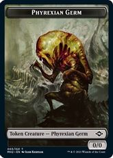 (003)《ファイレクシアン・細菌トークン/Phyrexian Germ Token》[MH2] 黒