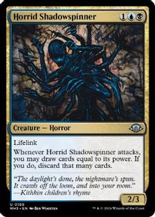 (188)《忌まわしき影紡ぎ/Horrid Shadowspinner》[MH3] 金U