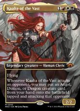 【Foil】(343)■ボーダーレス■《巨大なるカーリア/Kaalia of the Vast》[MH3-BF] 金R