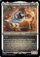 【エッチング・Foil】(478)《溌剌の牧羊犬、フィリア/Phelia, Exuberant Shepherd》[MH3-BF] 白R