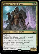 【Foil】(207)■プレリリース■《聖遺のワイト/Wight of the Reliquary》[MH3] 金R