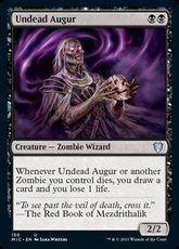 (130)《アンデッドの占い師/Undead Augur》[MIC] 黒U