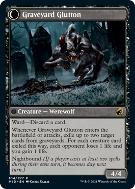Foil】《Graveyard Trespasser》/《Graveyard Glutton》[MID] | hareruya