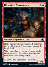 【Foil】(152)《偏執的な天文学者/Obsessive Astronomer》[MID] 赤U