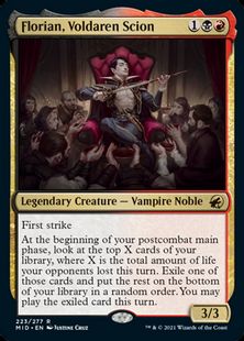 (223)《ヴォルダーレンの末裔、フロリアン/Florian, Voldaren Scion》[MID] 金R