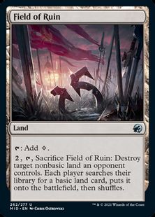 (262)《廃墟の地/Field of Ruin》[MID] 土地U