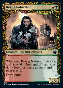 (310)■ショーケース■《ケッシグの自然主義者/Kessig Naturalist》/《ウルヴェンワルドの王/Lord of the Ulvenwald》[MID-BF] 金U