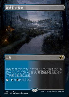 (285)■ボーダーレス■《難破船の湿地/Shipwreck Marsh》[MID-BF] 土地R