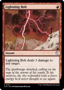 (141)《稲妻/Lightning Bolt》[CLU] 赤U