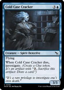 (046)《未解決事件解明者/Cold Case Cracker》[MKM] 青C