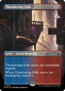(331)■ボーダーレス■《轟音の滝/Thundering Falls》[MKM-BF] 土地R