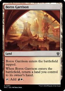 (251)《ボロスの駐屯地/Boros Garrison》[MKC] 土地U