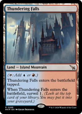 (269)《轟音の滝/Thundering Falls》[MKM] 土地R