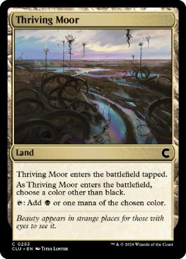 (253)《興隆する湿地帯/Thriving Moor》[CLU] 土地C