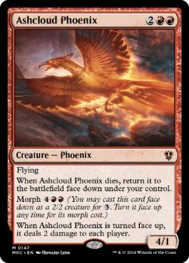 (147)《灰雲のフェニックス/Ashcloud Phoenix》[MKC] 赤R