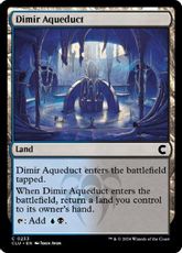 (233)《ディミーアの水路/Dimir Aqueduct》[CLU] 土地C