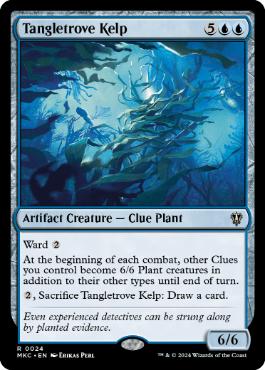 (024)《絡み集めの海藻/Tangletrove Kelp》[MKC] 青R