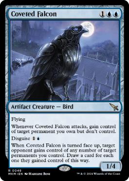 (048)《切望の隼/Coveted Falcon》[MKM] 青R