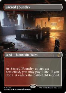 Foil】(279)□ボーダーレス□《聖なる鋳造所/Sacred Foundry》[CLU 